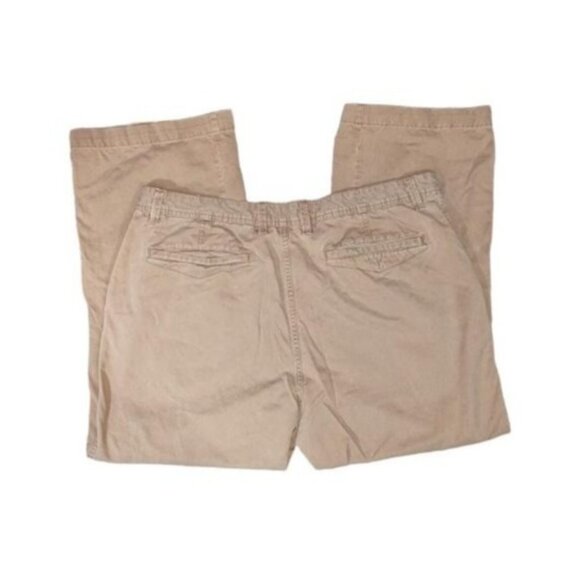 Old Navy Loose Fit Cotton Khaki Pants Sz 42 x 30 Dark Khaki Mens - Picture 2 of 8